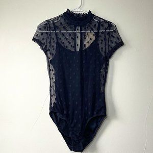 Soulmates Dotted Mesh Bodysuit | Small